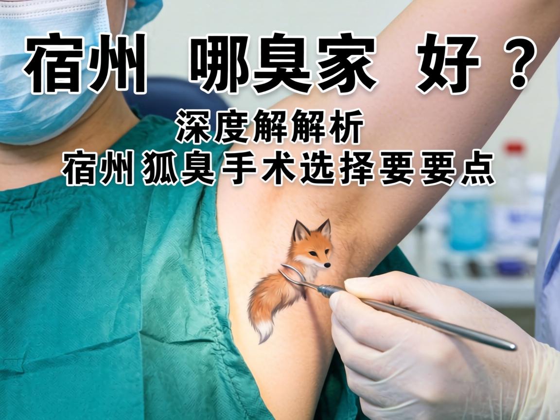 宿州狐臭手术哪家好？深度解析宿州狐臭手术选择要点
