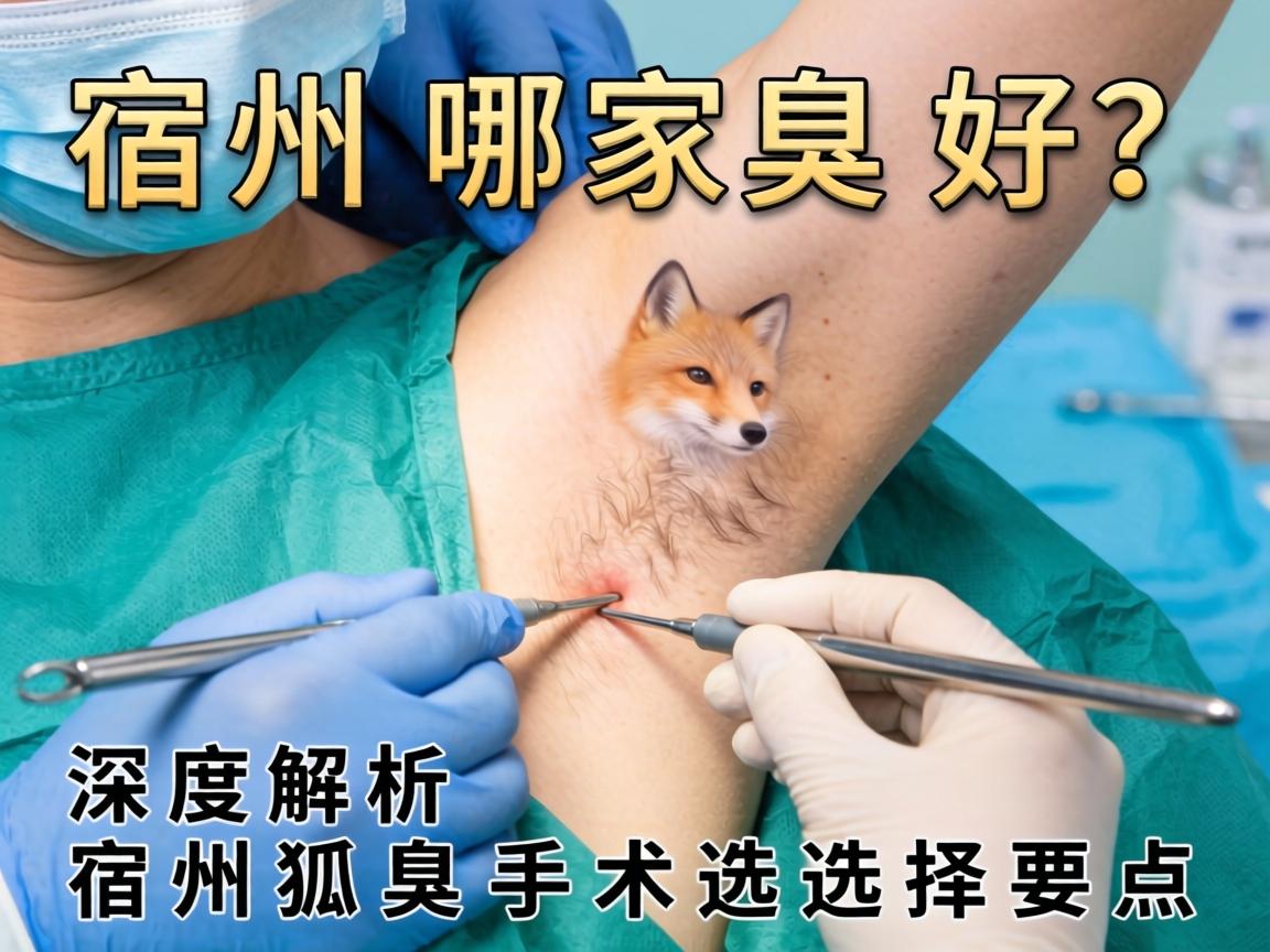 宿州狐臭手术哪家好？深度解析宿州狐臭手术选择要点