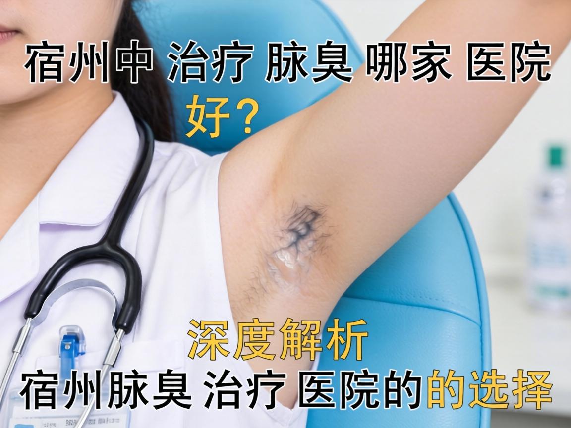 宿州治疗腋臭哪家医院好？深度解析宿州腋臭治疗医院的选择