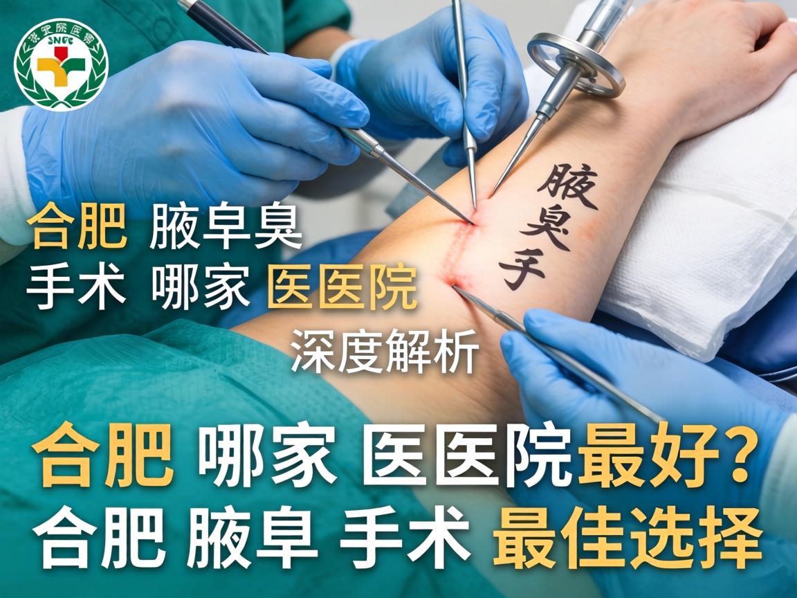 合肥腋臭手术哪家医院最好？深度解析合肥腋臭手术最佳选择