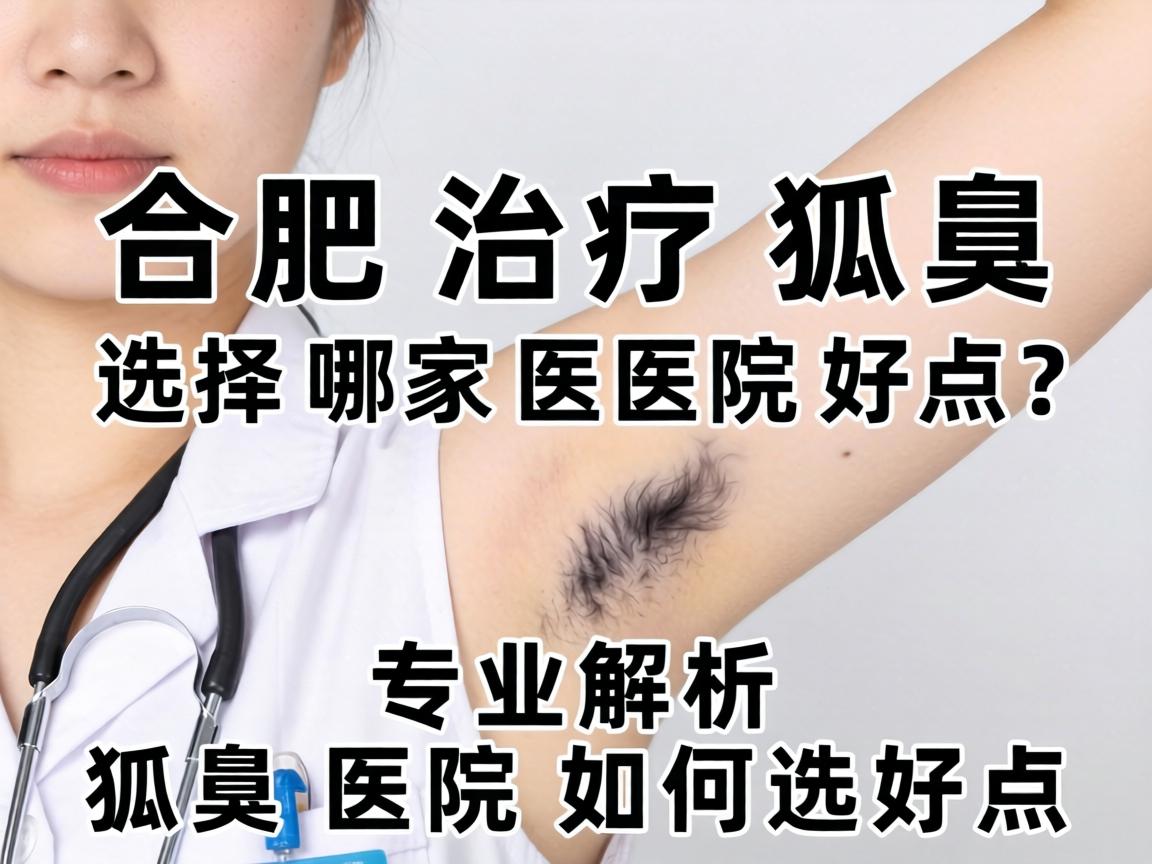 合肥治疗狐臭选择哪家医院好点？专业解析狐臭医院如何选好点