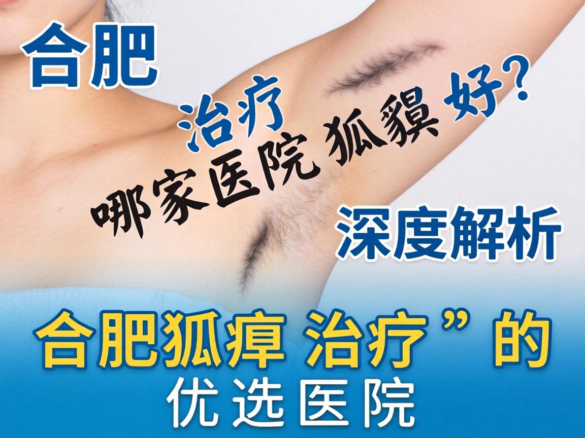 合肥治疗狐臭哪家医院好？深度解析合肥狐臭治疗的优选医院