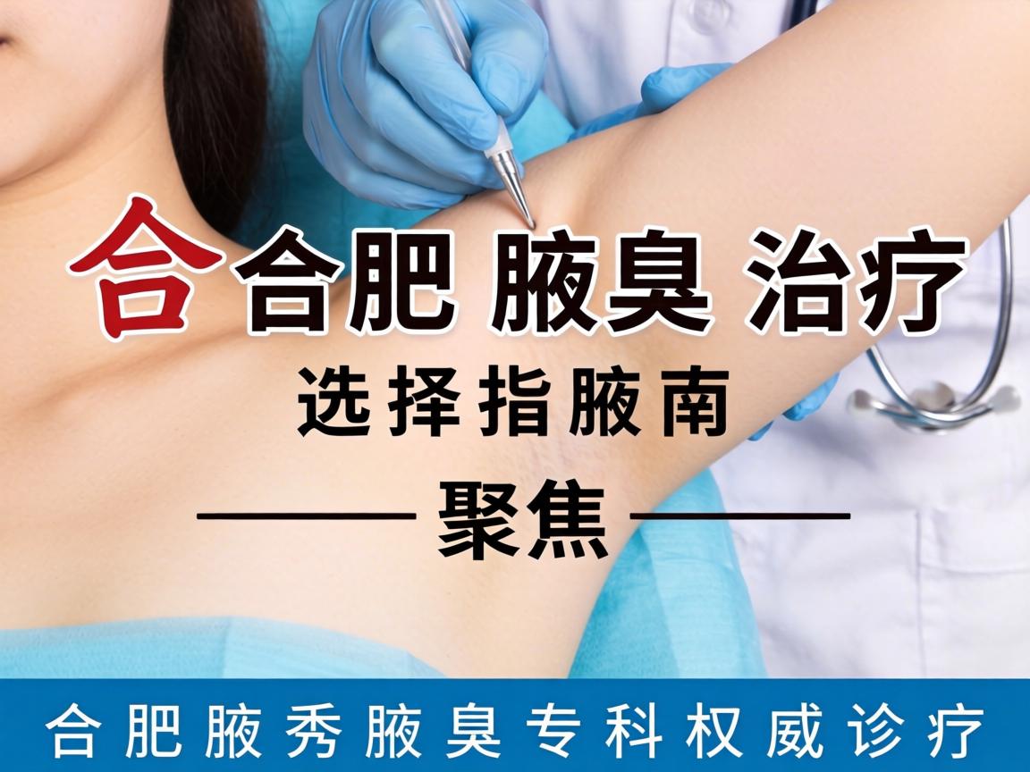 合肥腋臭治疗选择指南，聚焦合肥腋秀腋臭专科权威诊疗