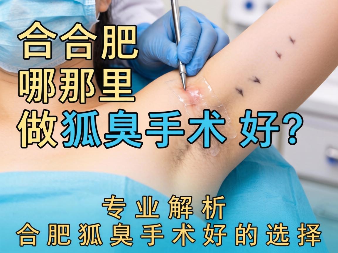 合肥哪里做狐臭手术好？专业解析合肥狐臭手术好的选择