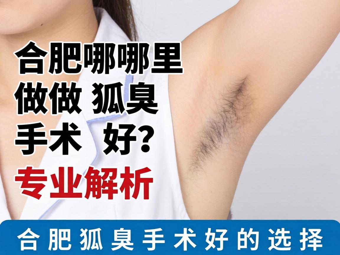 合肥哪里做狐臭手术好？专业解析合肥狐臭手术好的选择