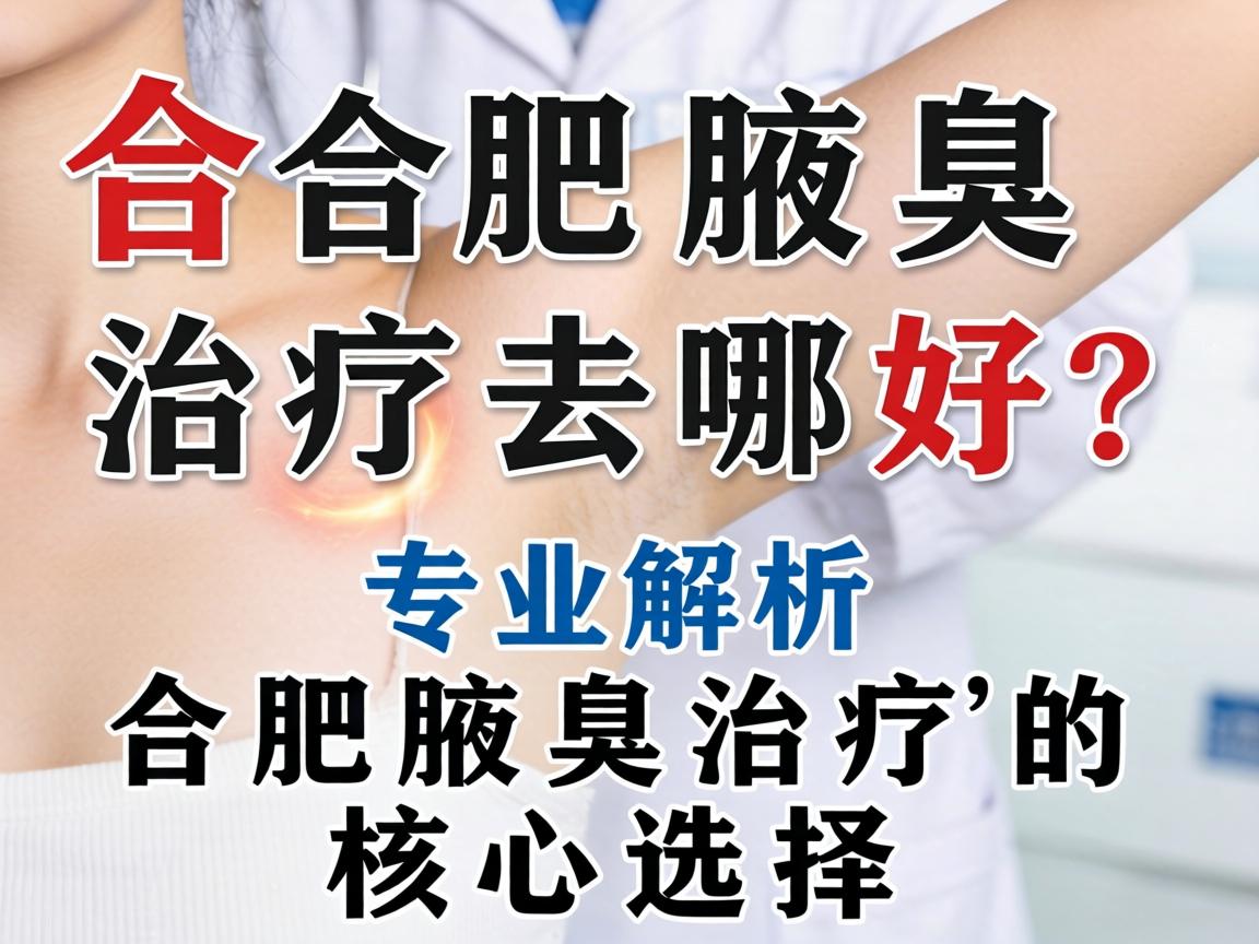 合肥腋臭治疗去哪好？专业解析合肥腋臭治疗的核心选择