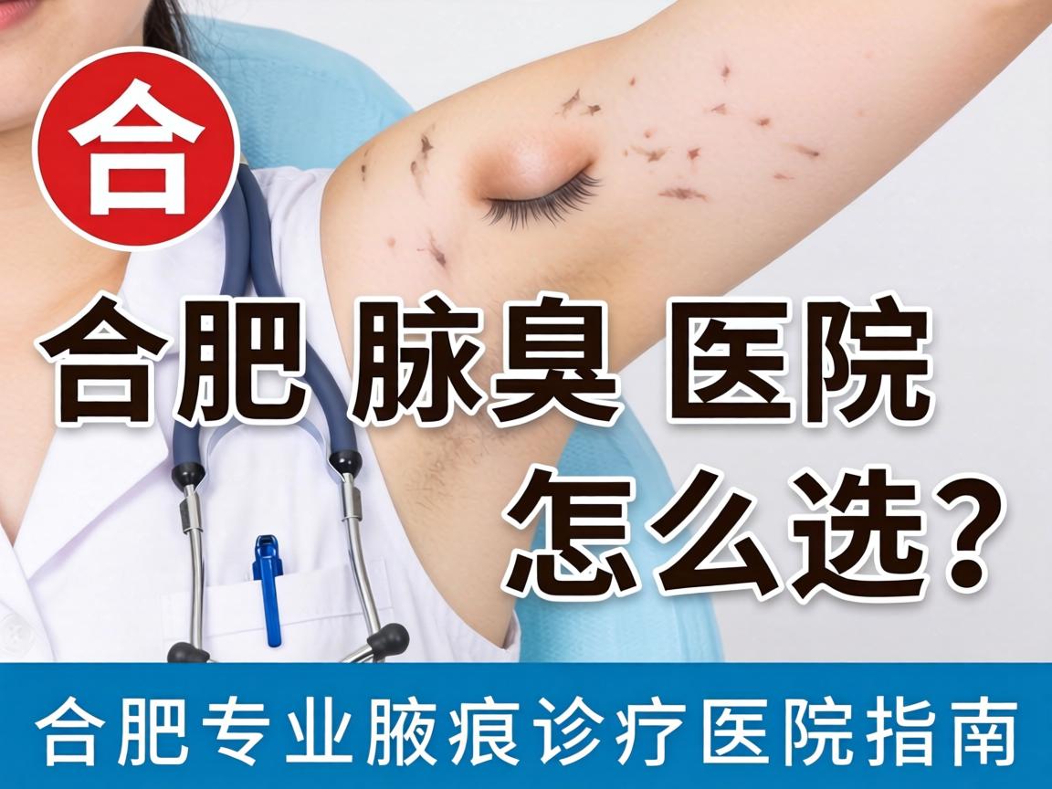 合肥腋臭医院怎么选？合肥专业腋臭诊疗医院指南