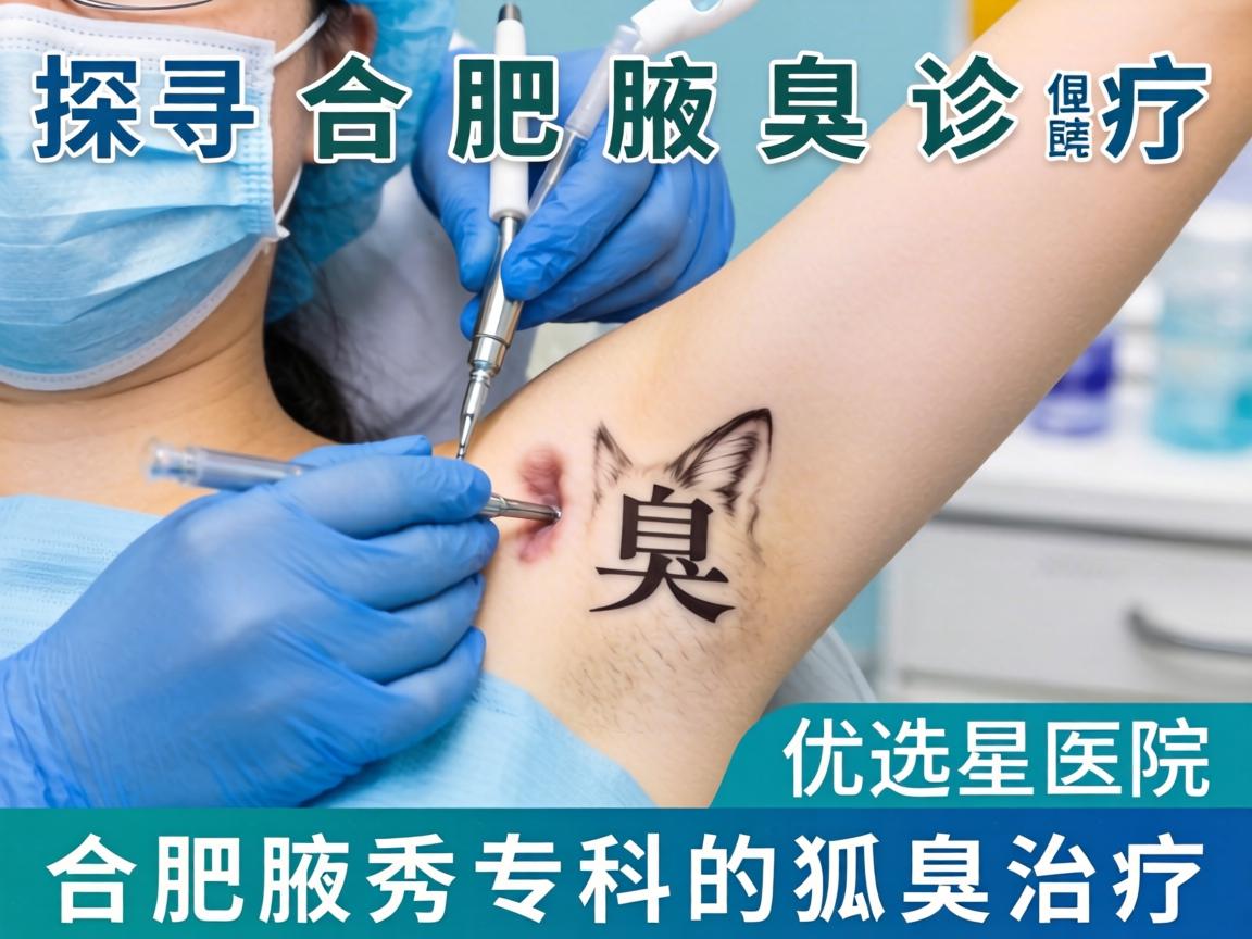 探寻合肥腋臭诊疗优选医院，详解合肥腋秀专科的狐臭治疗