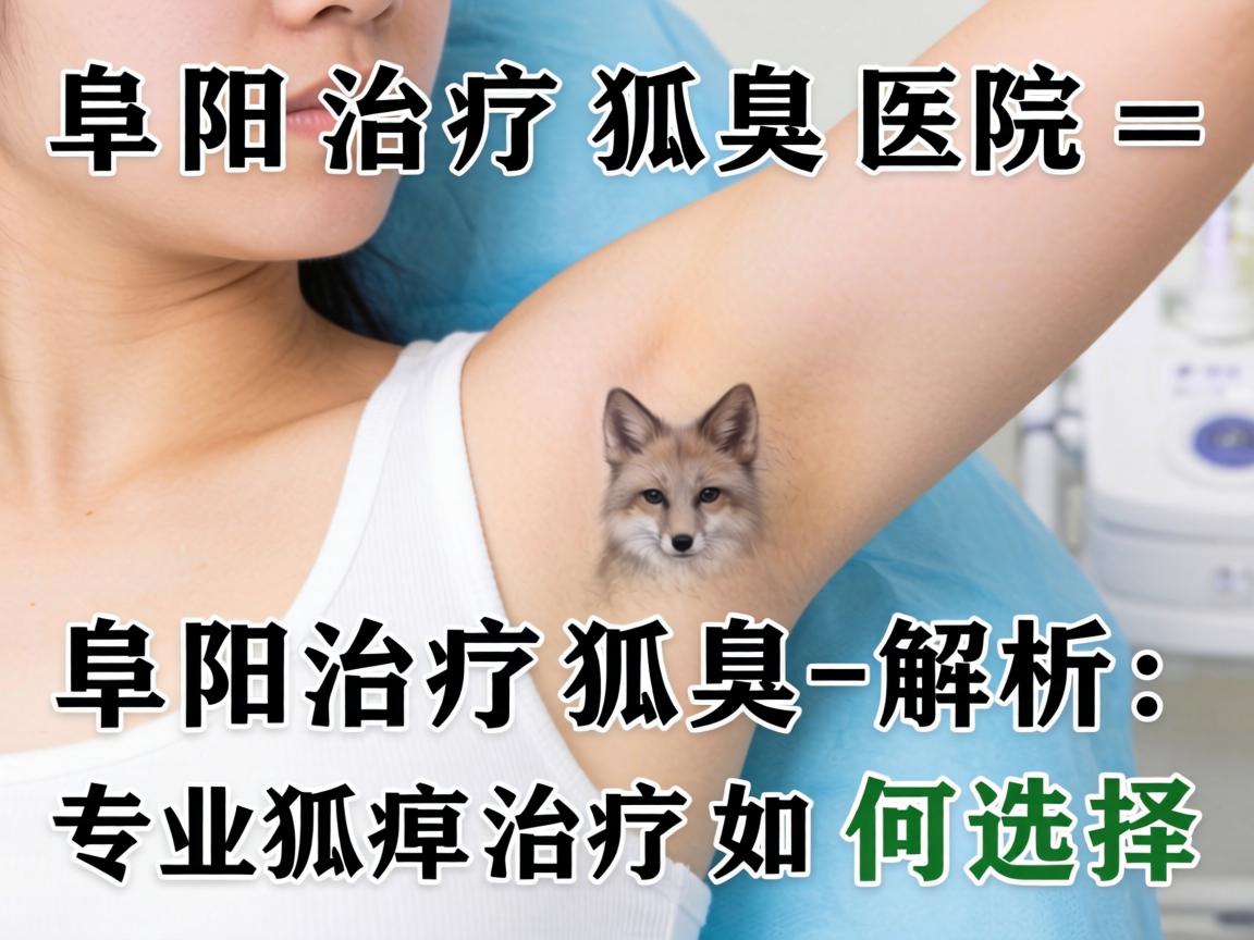 阜阳治疗狐臭医院解析，专业狐臭治疗如何选择