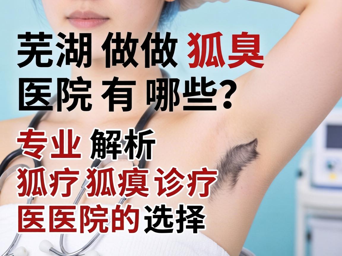 芜湖做狐臭医院有哪些？专业解析狐臭诊疗医院的选择