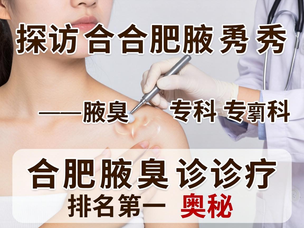 探访合肥腋秀腋臭专科，解析合肥腋臭诊疗排名第一的奥秘