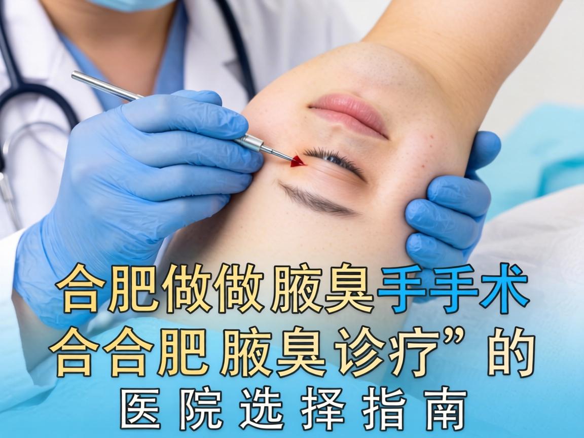 在合肥做腋臭手术，合肥腋臭诊疗的医院选择指南