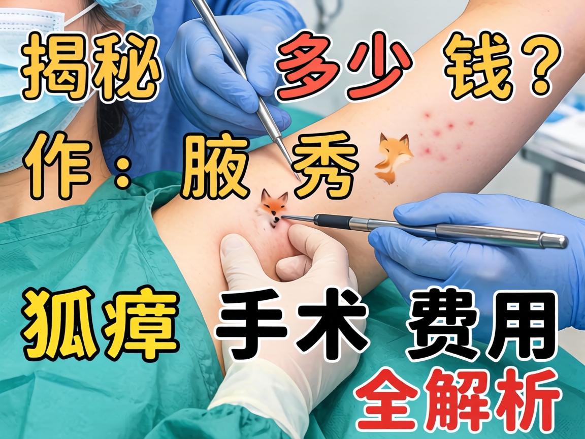 揭秘腋秀作狐臭手术多少钱？狐臭手术费用全解析