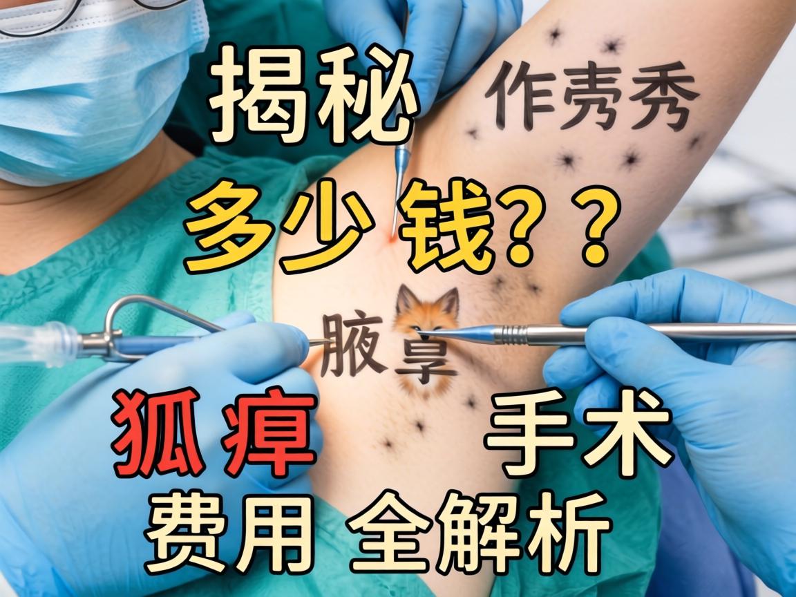 揭秘腋秀作狐臭手术多少钱？狐臭手术费用全解析