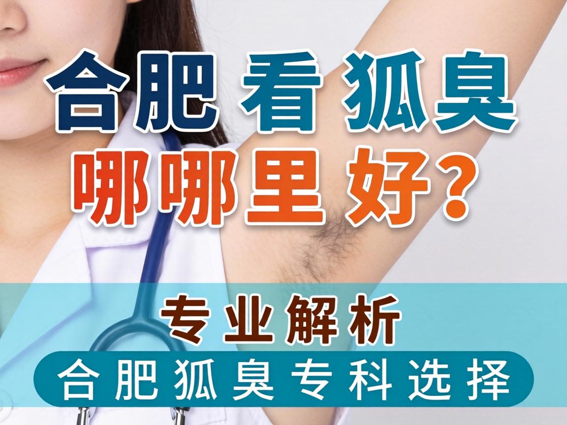 合肥看狐臭哪里好？专业解析合肥狐臭专科选择