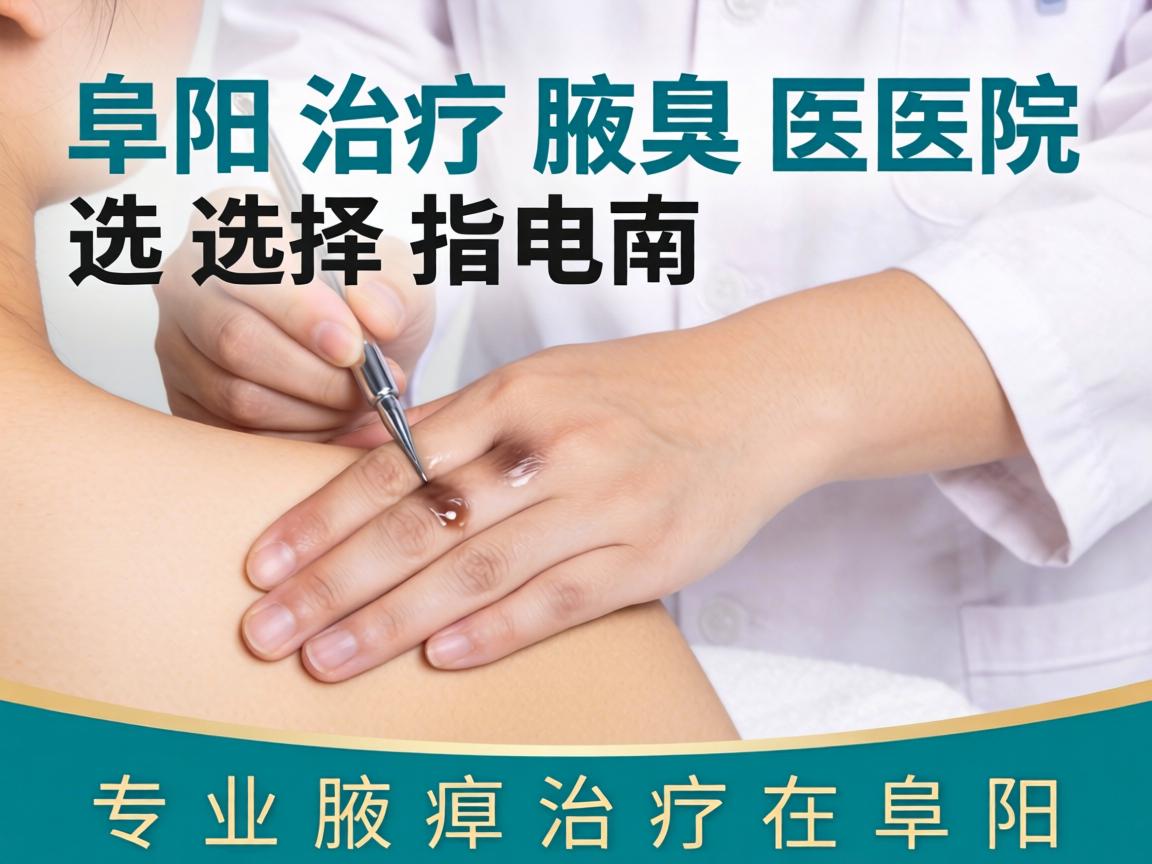 阜阳治疗腋臭医院选择指南，专业腋臭治疗在阜阳