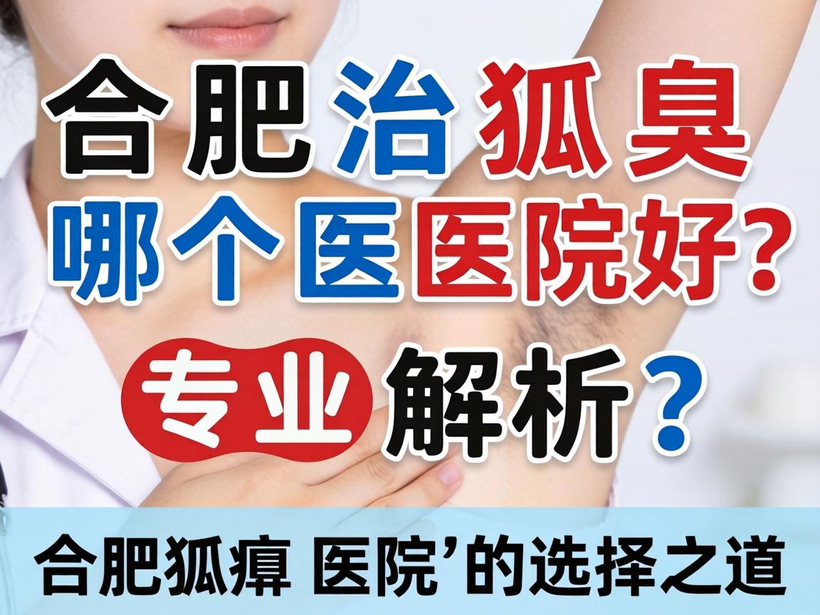 合肥治狐臭哪个医院好？专业解析合肥狐臭医院的选择之道
