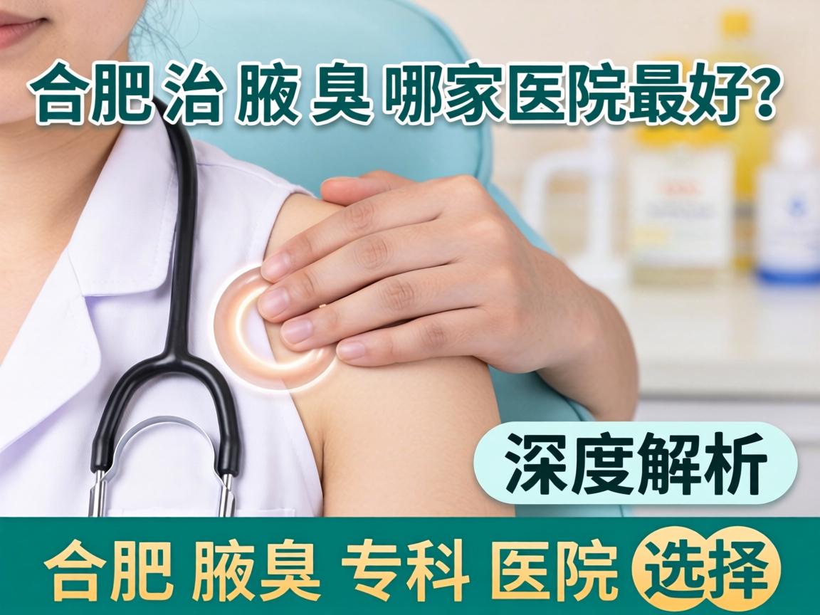 合肥治腋臭哪家医院最好？深度解析合肥腋臭专科医院选择