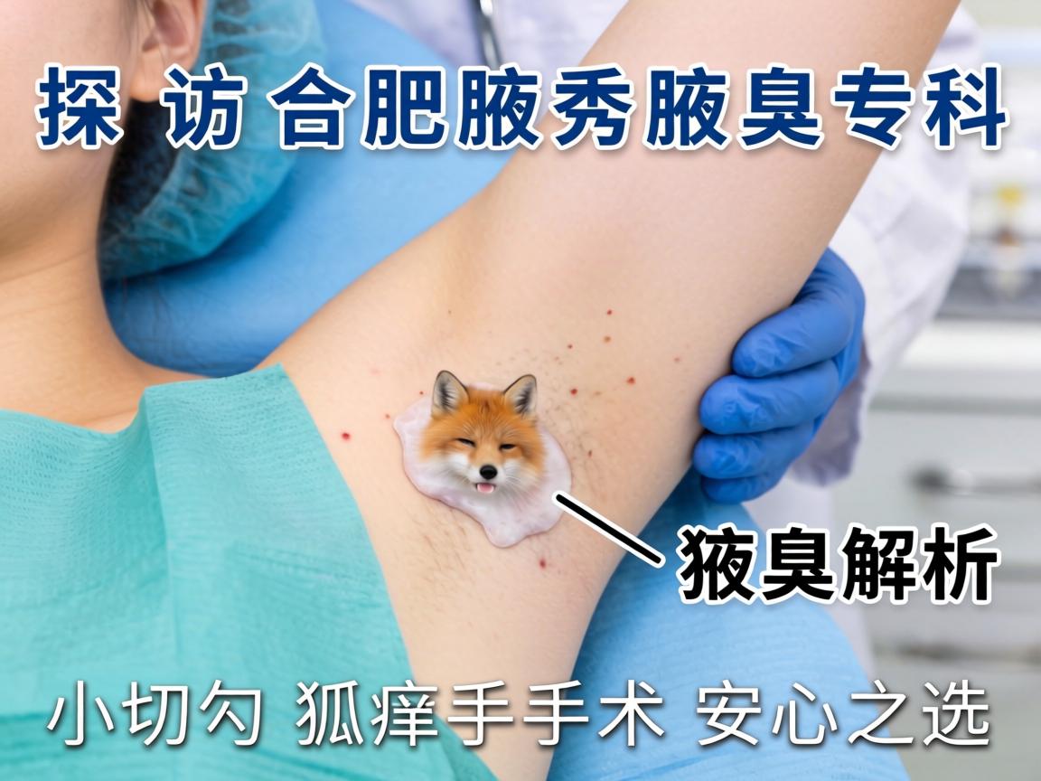 探访合肥腋秀腋臭专科，解析小切口狐臭手术的安心之选