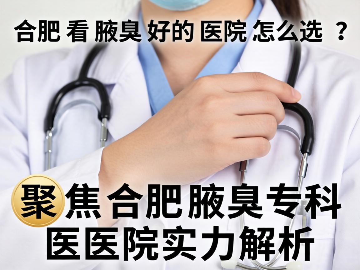 合肥看腋臭好的医院怎么选？聚焦合肥腋臭专科医院实力解析