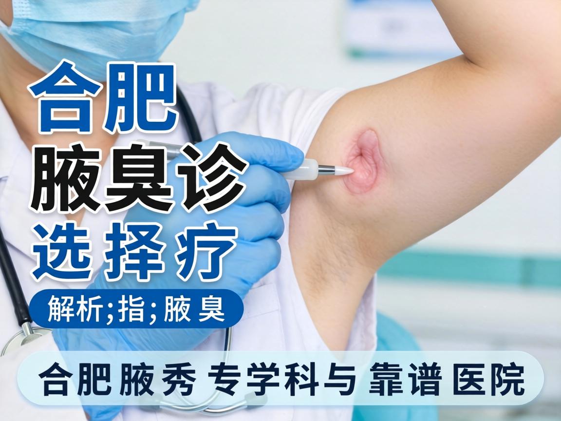 合肥腋臭诊疗选择指南，解析合肥腋秀专科与靠谱医院