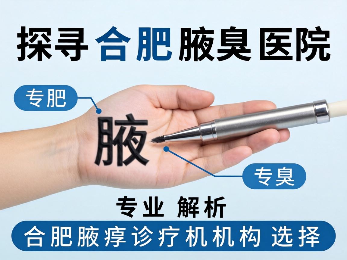 探寻合肥腋臭医院，专业解析合肥腋臭诊疗机构的选择