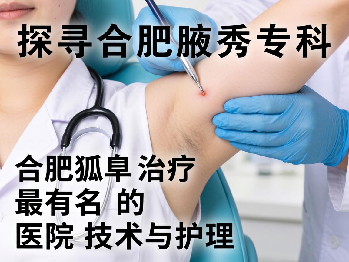 探寻合肥腋秀专科，解析合肥狐臭治疗最有名的医院技术与护理