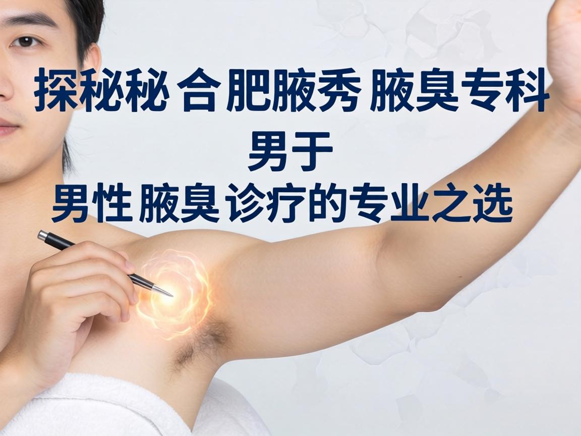 探秘合肥腋秀腋臭专科，男性腋臭诊疗的专业之选