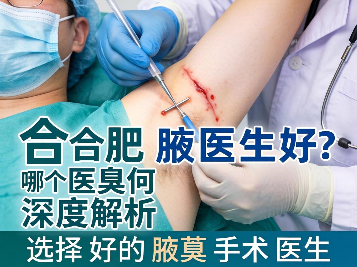 合肥腋臭手术哪个医生好？深度解析如何选择好的腋臭手术医生