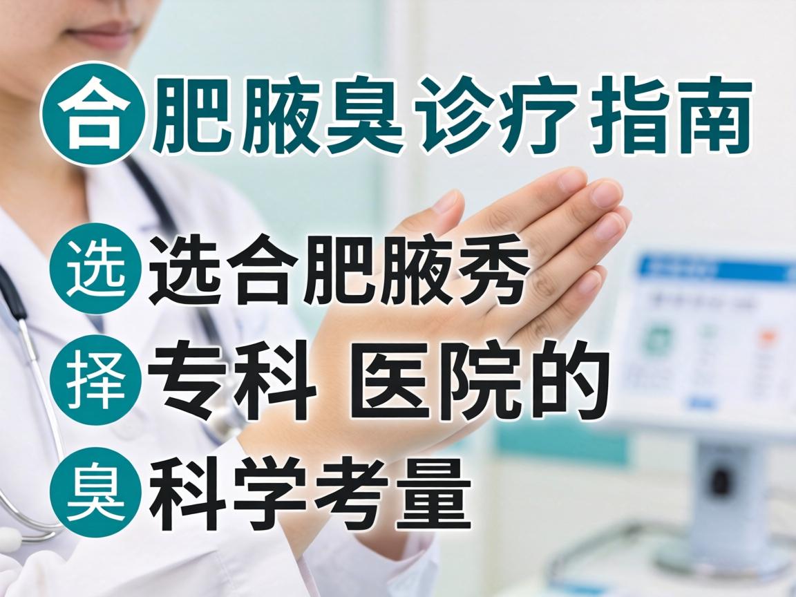 合肥腋臭诊疗指南，选择合肥腋秀专科医院的科学考量