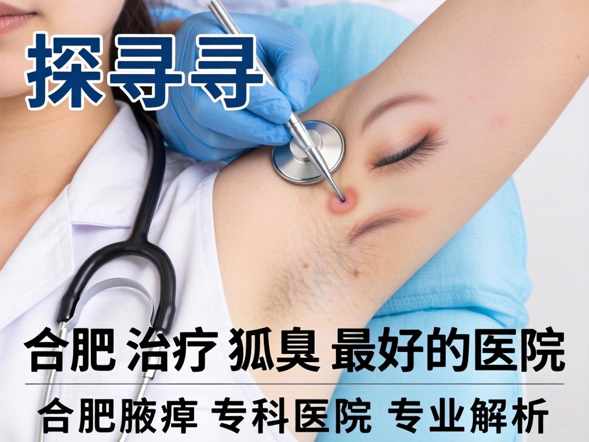 探寻合肥治疗狐臭最好的医院，合肥腋臭专科医院专业解析