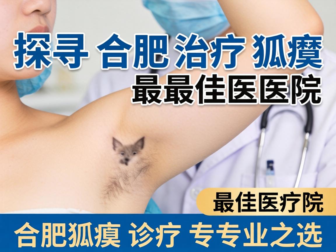 探寻合肥治疗狐臭最佳医院，合肥狐臭诊疗专业之选