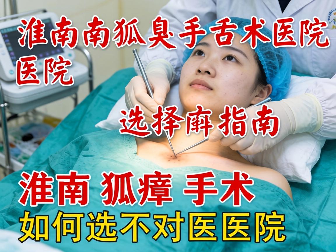 淮南狐臭手术医院选择指南，淮南狐臭手术如何选对医院