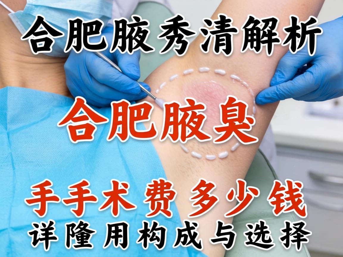 合肥腋秀解析，合肥腋臭手术费多少钱，详解费用构成与选择