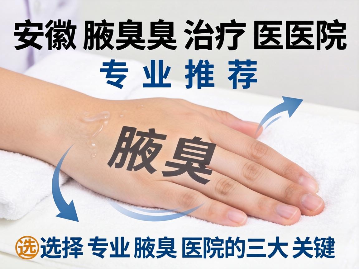 安徽腋臭治疗医院专业推荐，选择专业腋臭医院的三大关键