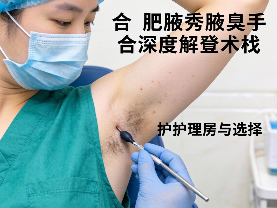 告别腋下尴尬，深度解析合肥腋秀腋臭手术的护理与选择