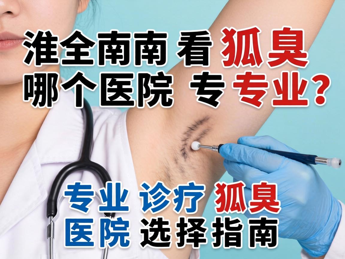 淮南看狐臭哪个医院专业？专业诊疗狐臭医院选择指南