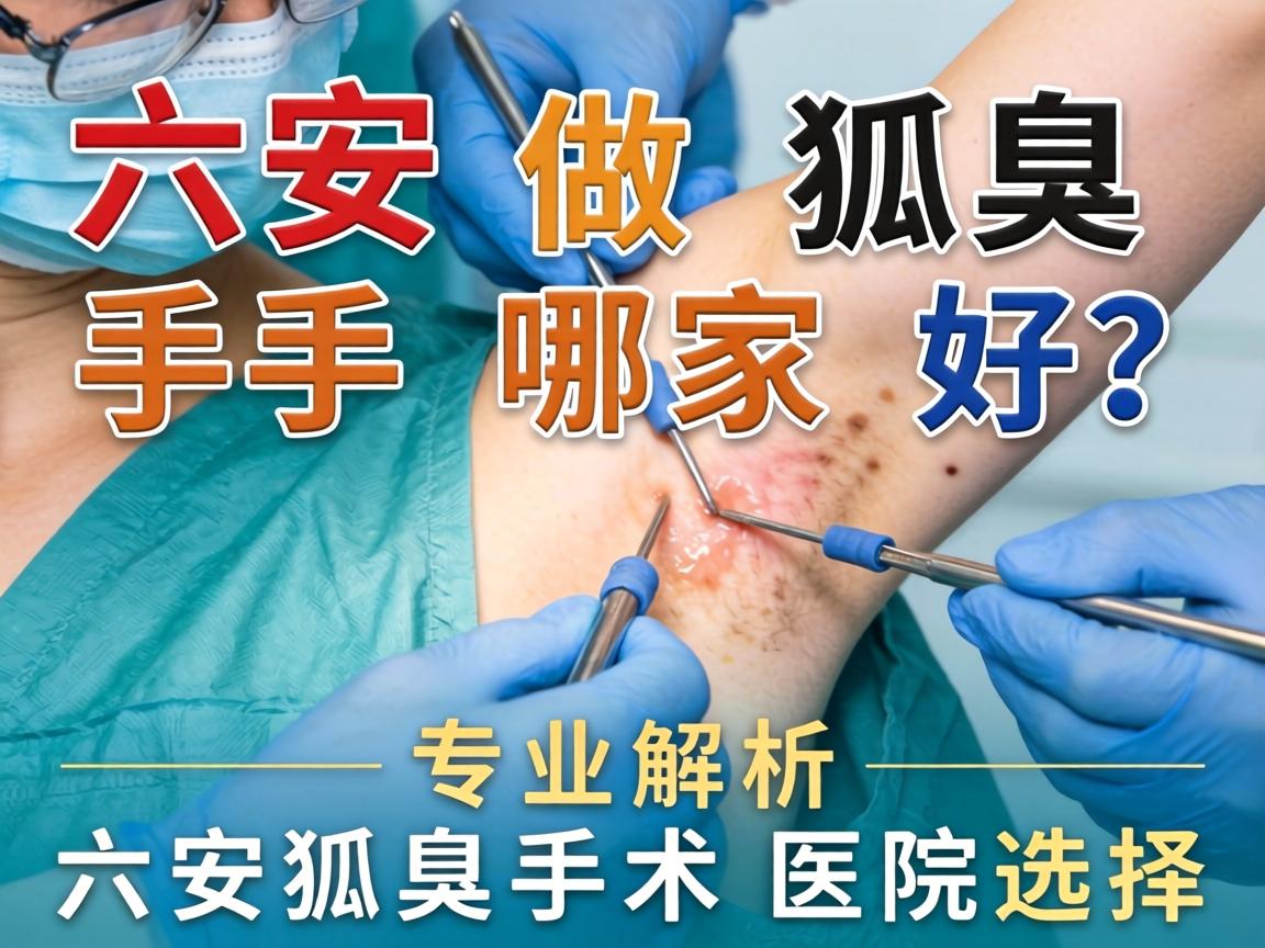 六安做狐臭手术哪家好？专业解析六安狐臭手术医院选择