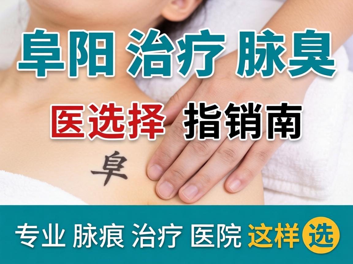 阜阳治疗腋臭医院选择指南，专业腋臭治疗医院这样选