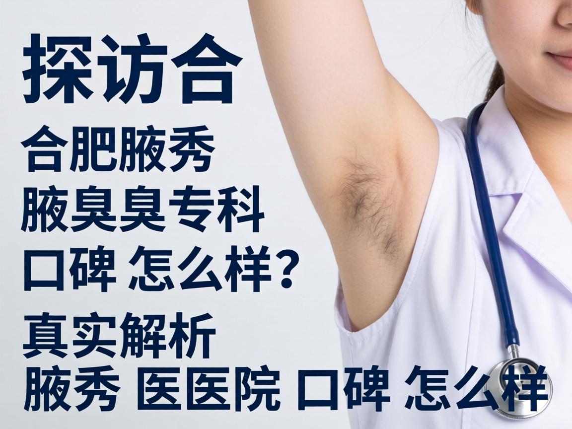 探访合肥腋秀腋臭专科口碑怎么样？真实解析腋秀医院口碑怎么样