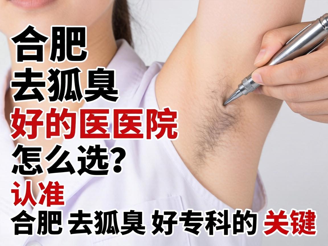 合肥去狐臭好的医院怎么选？认准合肥去狐臭好专科的关键