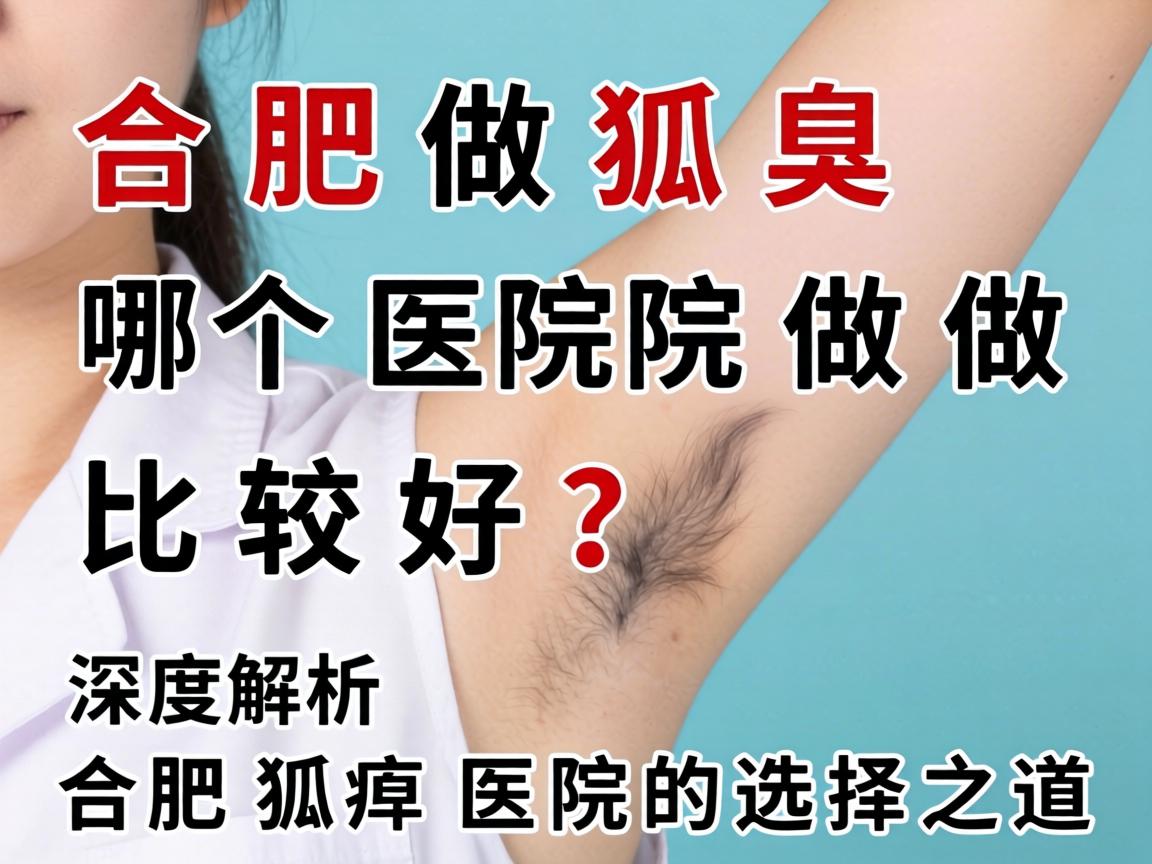 合肥做狐臭哪个医院做比较好？深度解析合肥狐臭医院的选择之道