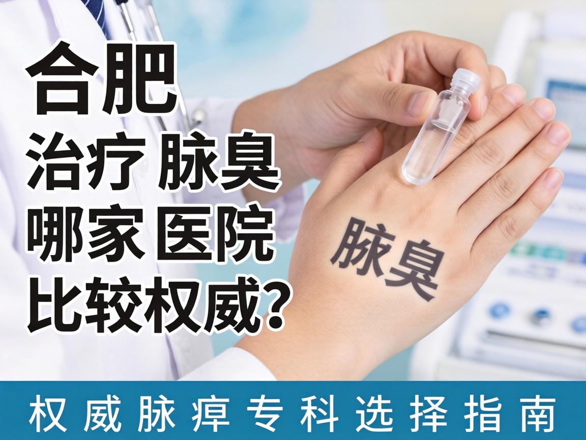 合肥治疗腋臭哪家医院比较权威？权威腋臭专科选择指南