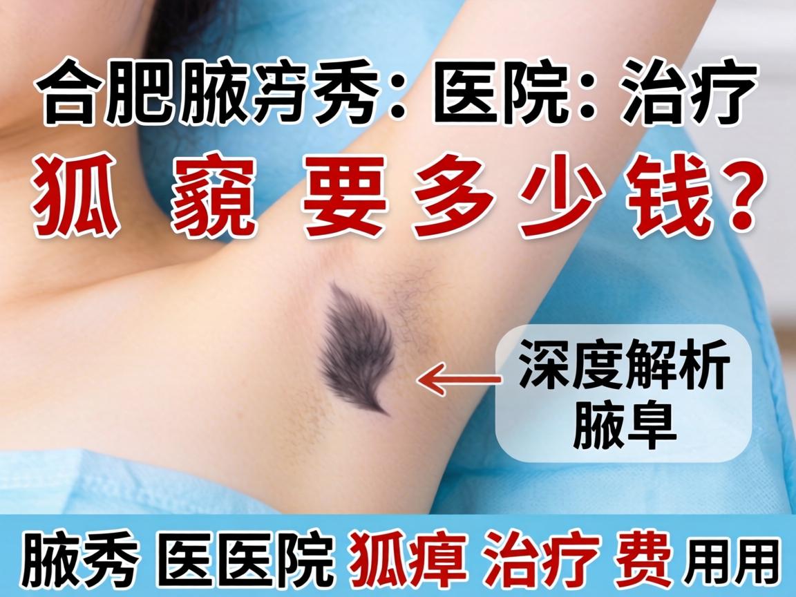合肥腋秀医院治疗狐臭要多少钱？深度解析腋秀医院狐臭治疗费用
