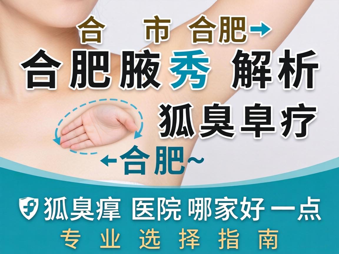合肥腋秀解析，合肥市狐臭医院哪家好一点，专业选择指南