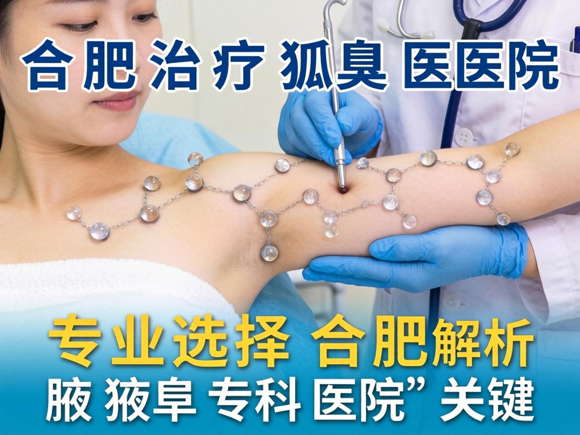 合肥治疗狐臭医院解析，专业选择合肥腋臭专科医院的关键