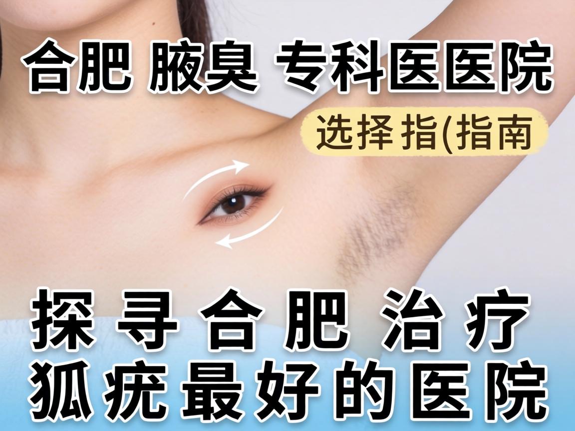合肥腋臭专科医院选择指南，探寻合肥治疗狐臭最好的医院