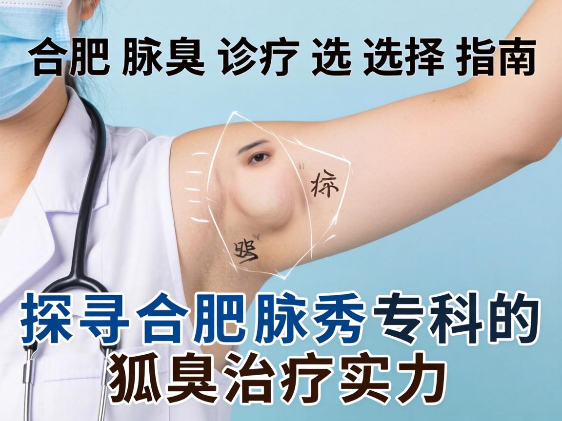 合肥腋臭诊疗选择指南，探寻合肥腋秀专科的狐臭治疗实力