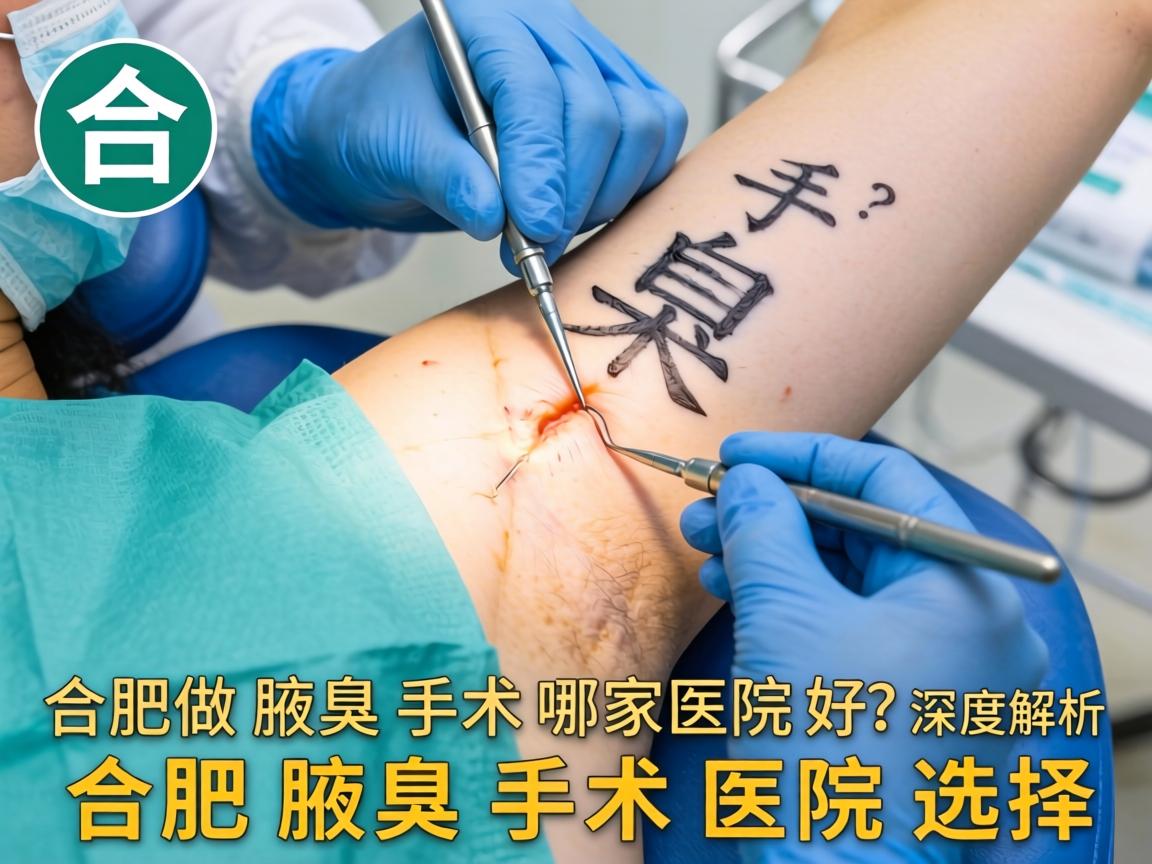 在合肥做腋臭手术哪家医院好？深度解析合肥腋臭手术医院选择