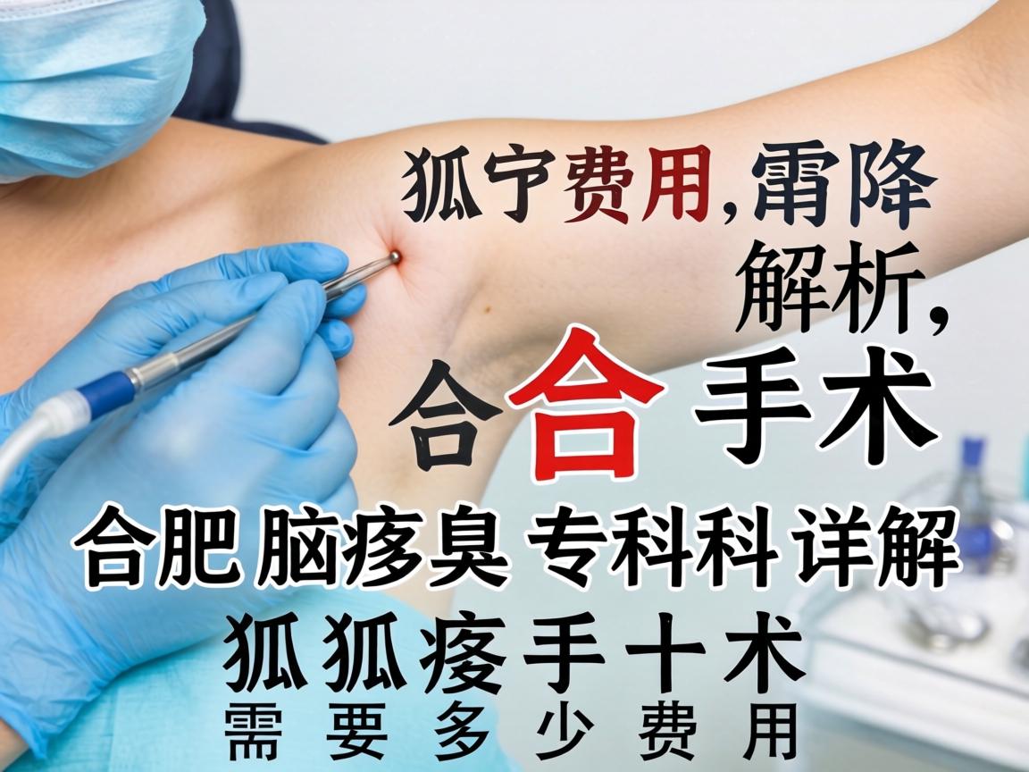狐臭手术费用解析，合肥腋臭专科详解狐臭手术需要多少费用